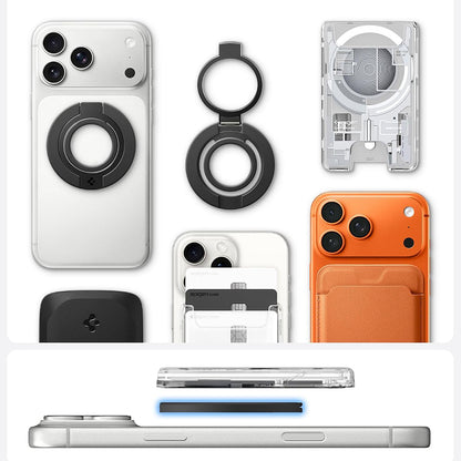 Nosilec za prst Spigen Dual Pop Mag S, univerzalen, črn AMP11735