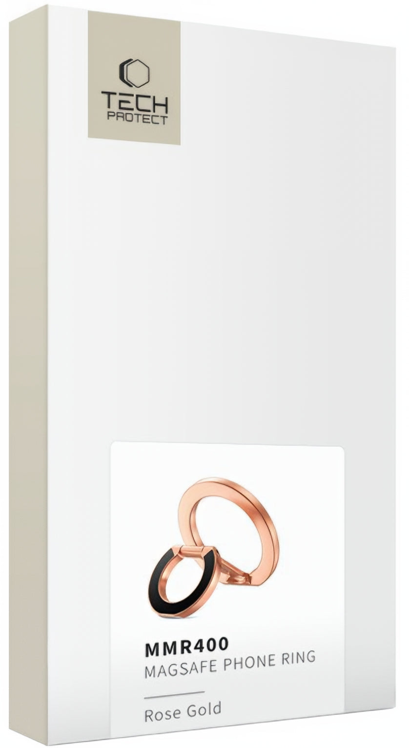 Tech-Protect MMR400 Lamano Ring Holder, Universal, Golden Pink
