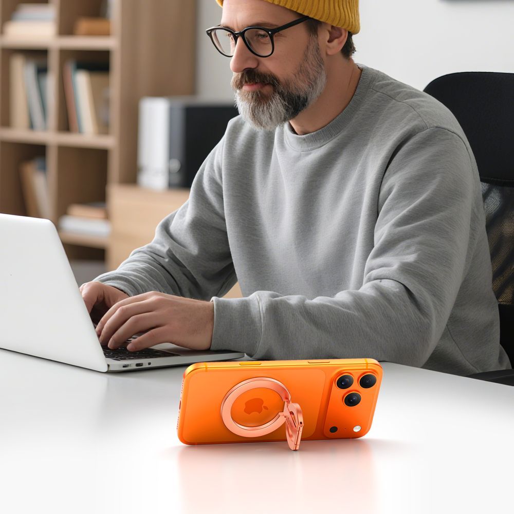 Tech-Protect MMR400 Lamano Ring Holder, Universal, Golden Pink