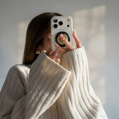 Nosilec prstan Tech-Protect MMR700 Lamano, Univerzalen, Črno Zlat