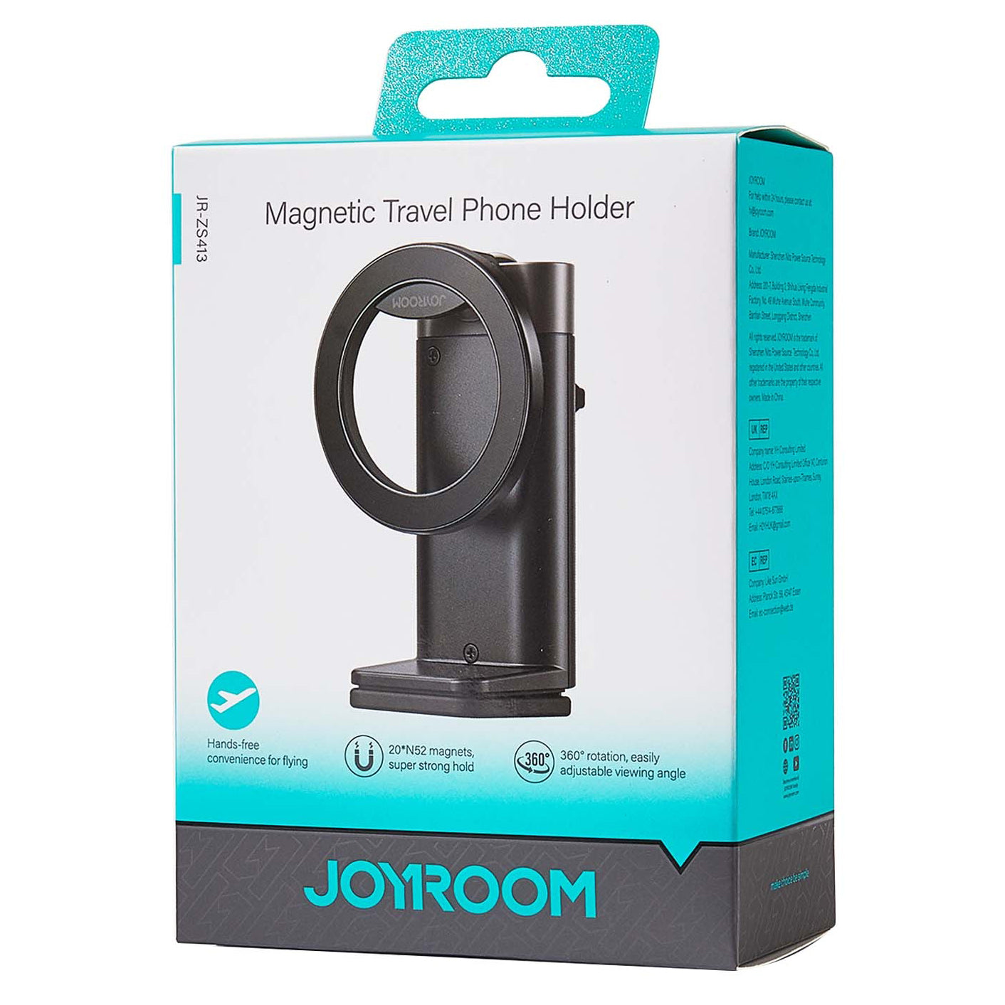 Magnetni nosilec Joyroom JR-ZS413, 4.7inch - 7inch, črn