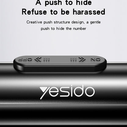 Nosilec za telefonsko številko za avto Yesido C202, črn