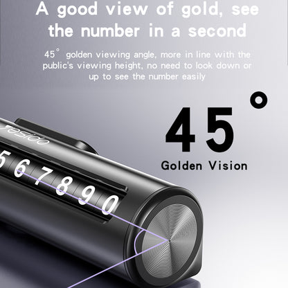 Nosilec za telefonsko številko za avto Yesido C202, črn