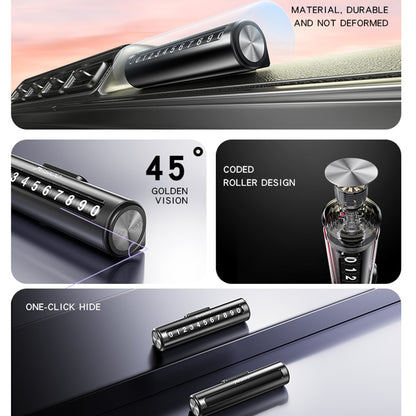 Nosilec za telefonsko številko za avto Yesido C202, črn