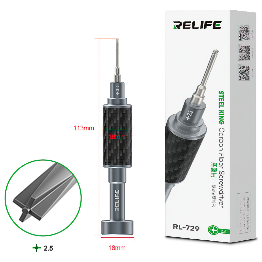Izvijač Relife RL-729, Phillips 2.5mm