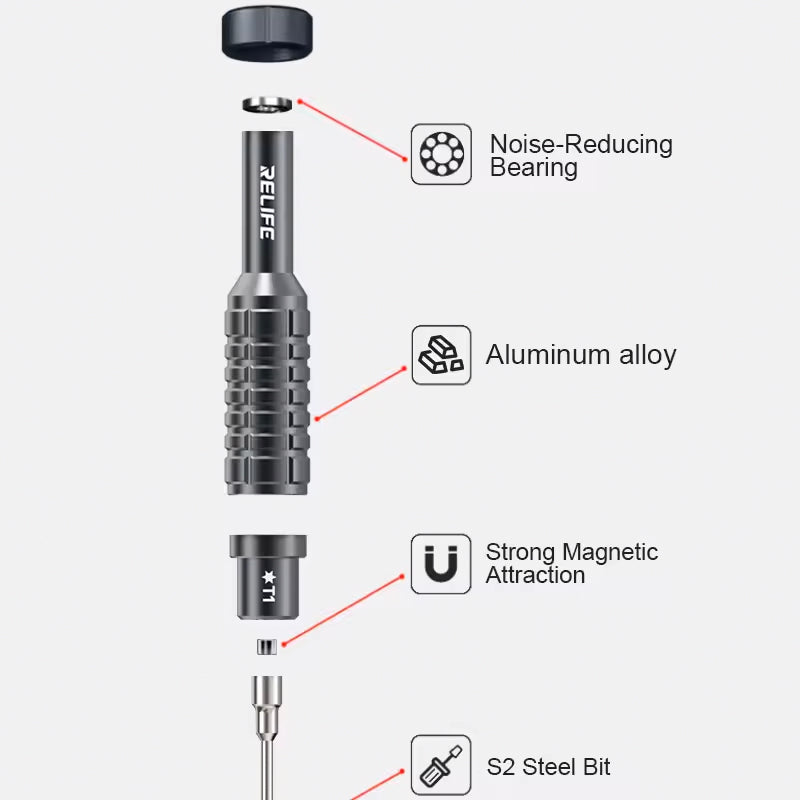 Izvijač Relife RL-730A, 5v1