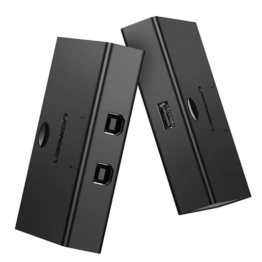 Stikalo USB UGREEN US158, 2 x USB-B, črno
