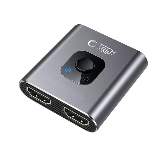 Stikalo za video HDMI Tech-Protect HB07, Sivo