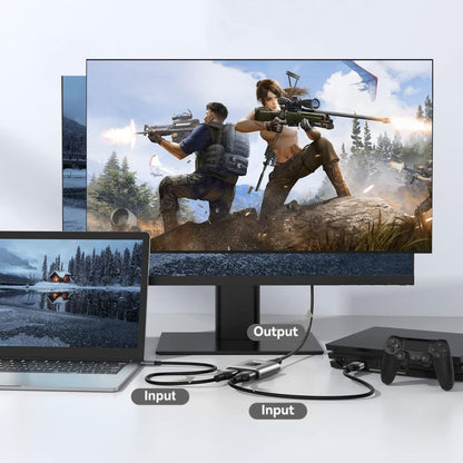 Stikalo za video HDMI Tech-Protect HB07, Sivo