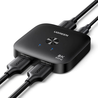 Stikalo za video HDMI UGREEN 65877, črno