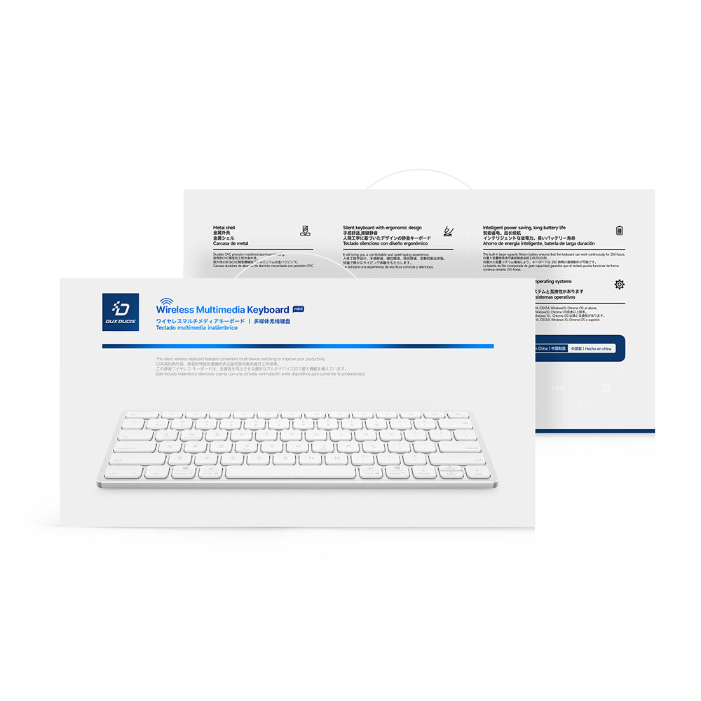 Bluetooth tipkovnica DUX DUCIS LK Mini, bela