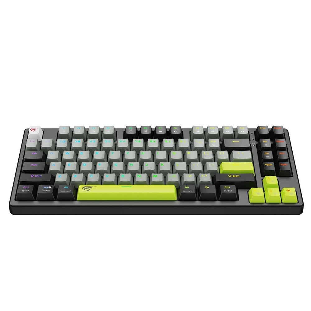 HAVIT KB904L Gaming Keyboard, RGB, 1.8m, Black Green