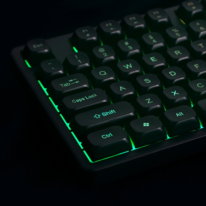 Gaming žična USB tipkovnica WZK WKG-200, RGB, 1,5 m, črna