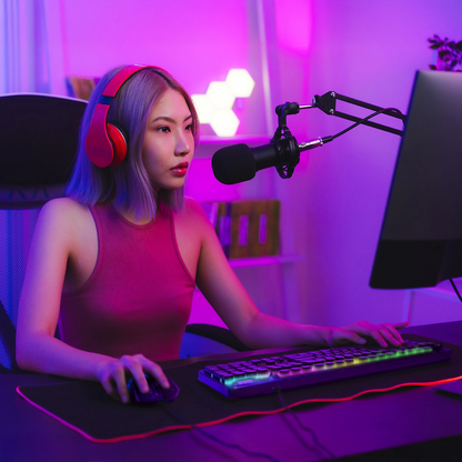 Gaming žična USB tipkovnica WZK WKG-200, RGB, 1,5 m, črna