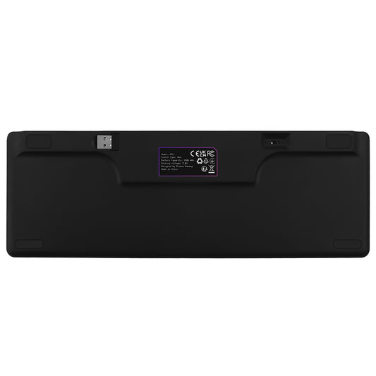 Brezžična igralna tipkovnica Proove AFK, RGB, BT / Wi-Fi / Žična, 1.5m, Črna WKAFKEN22001