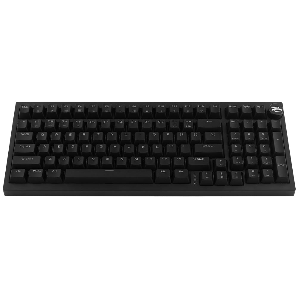 Brezžična igralna tipkovnica Proove Slicker, RGB, BT / Wi-Fi / Žična, 1.8m, Črna WKSLEN00022401