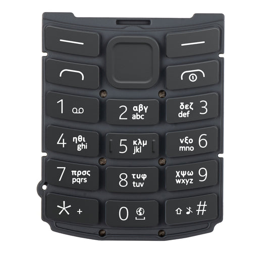Grška tipkovnica za Nokia 105 4G 2nd Edition, Charcoal