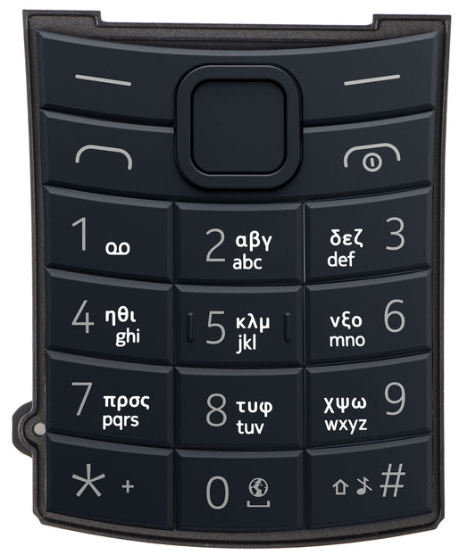 Grška tipkovnica za Nokia 110 4G 2nd Edition, modra