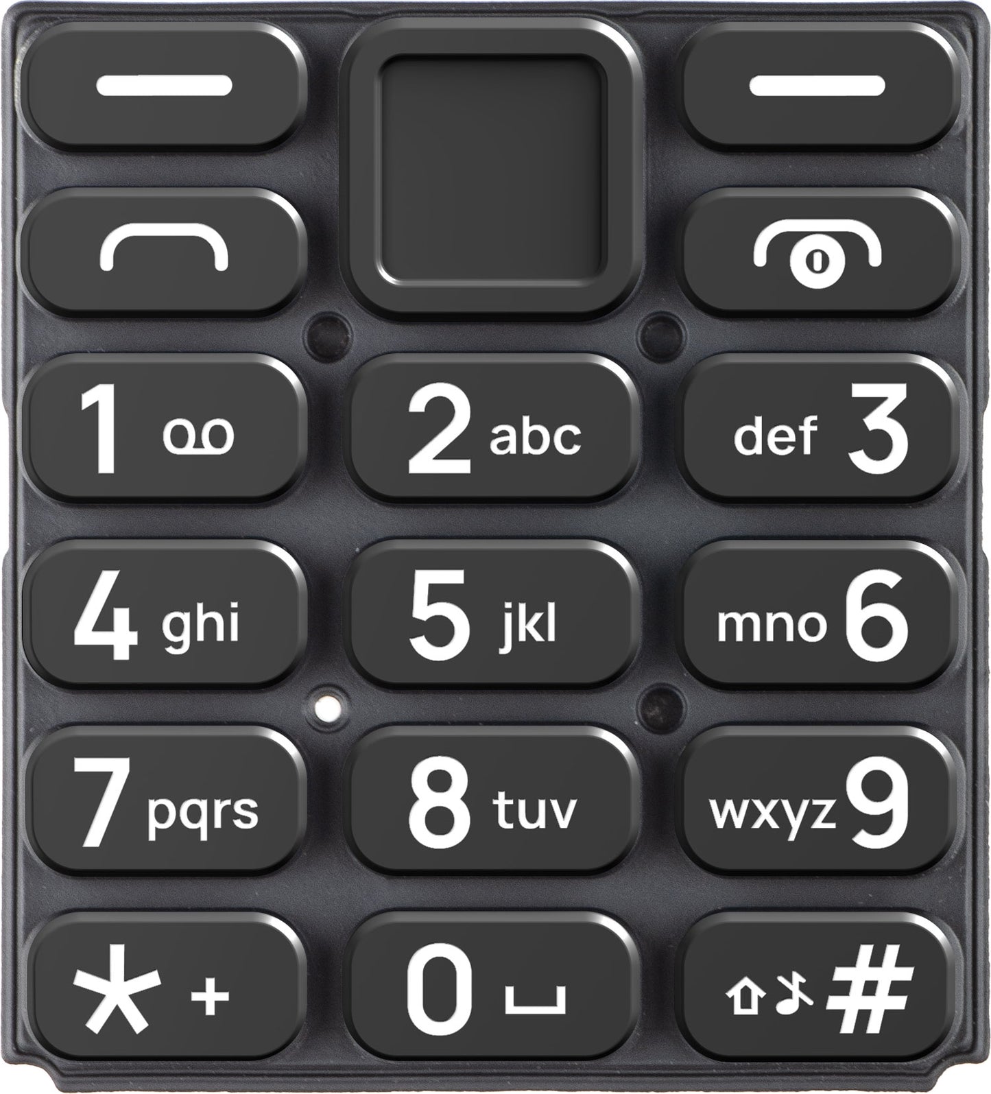 Tipkovnica Latina HMD 105 4G, Črna, Service Pack 5010001015SH0