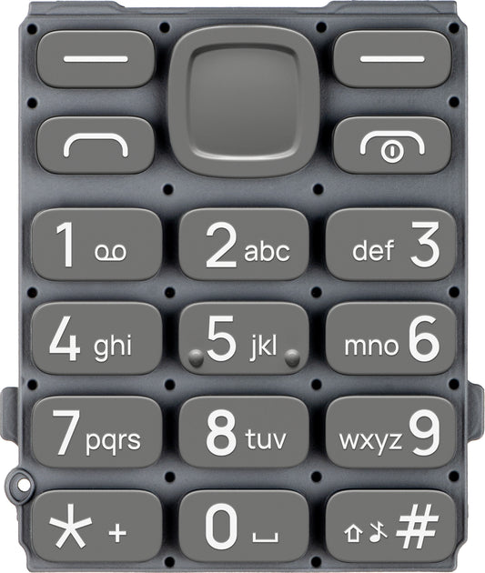 Tipkovnica Latina HMD 130 Music, Siva, Service Pack SP20Z14Z1457Y