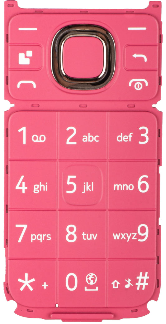 Latinska tipkovnica za HMD 2660 Flip, rdeča