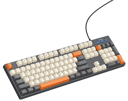 Žična USB tipkovnica HOCO GM61 Tri-Color, 1,45 m, siva