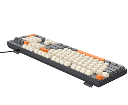 Žična USB tipkovnica HOCO GM61 Tri-Color, 1,45 m, siva