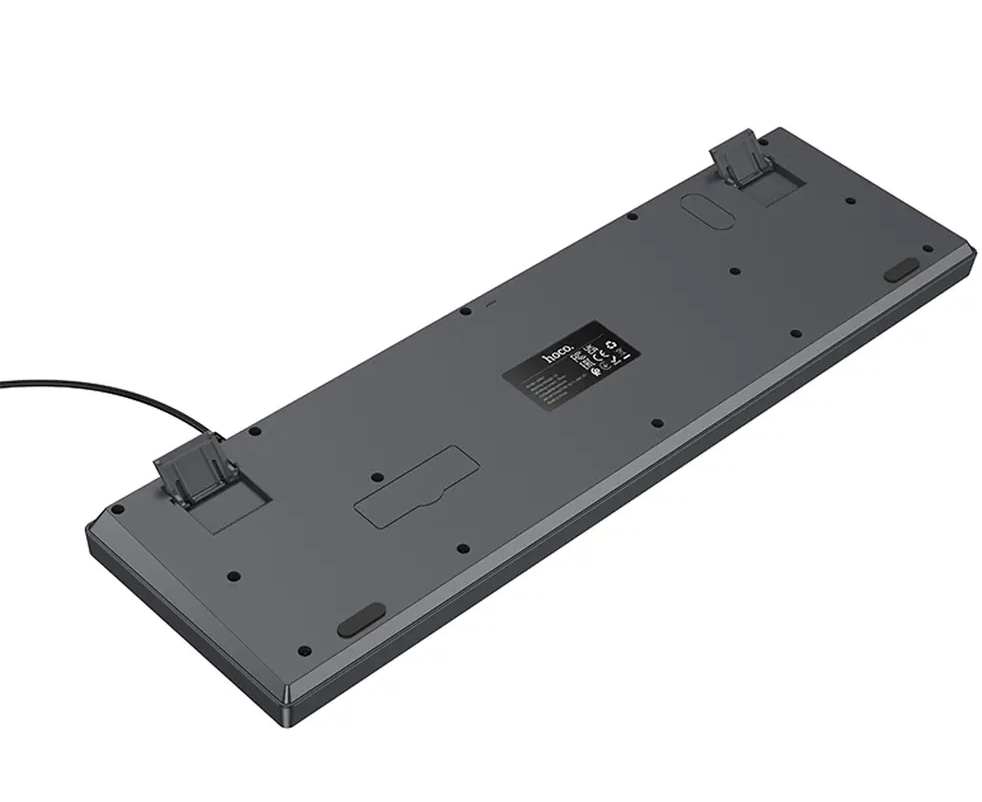Žična USB tipkovnica HOCO GM61 Tri-Color, 1,45 m, siva