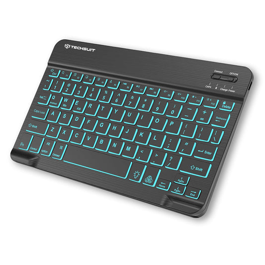Brezžična tipkovnica Techsuit WK1, RGB, Črna