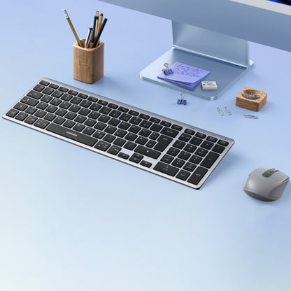 UGREEN K552 Wireless Keyboard (75163), BT / Wi-Fi, Black