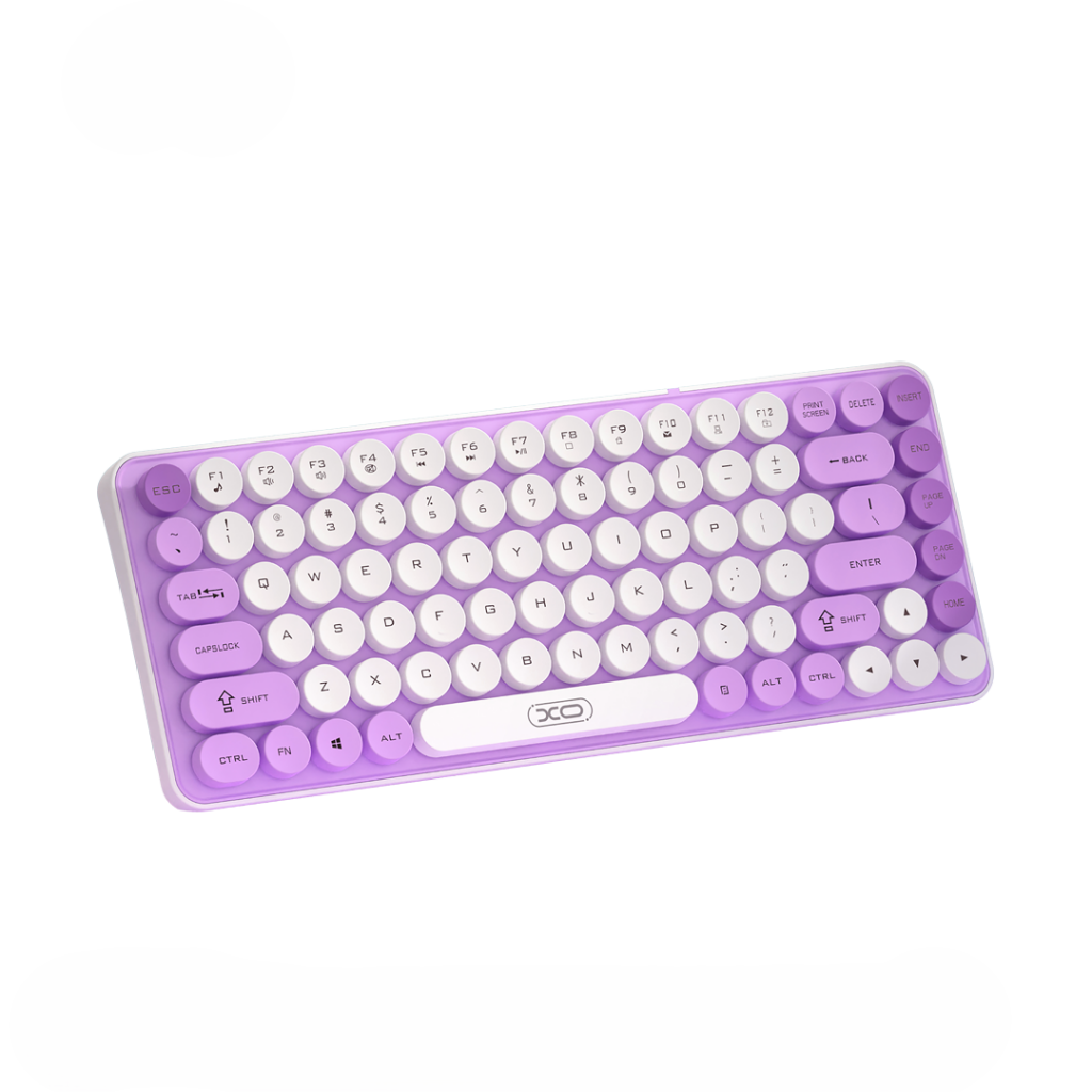Brezžična tipkovnica XO Design KB-12, BT / Wi-Fi, Vijolična