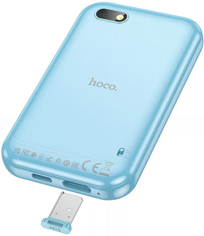 Mobilni telefon HOCO Y102 Kids, 2G, Zaslon 2.8 inča, Modra