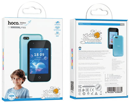 Mobilni telefon HOCO Y102 Kids, 2G, Zaslon 2.8 inča, Modra