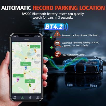 Bluetooth tester za spremljanje avtomobilske baterije Ancel BM200
