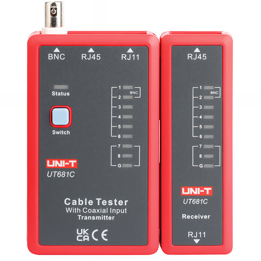 Tester omrežnega kabla UTP / BNC UNI-T UT681C