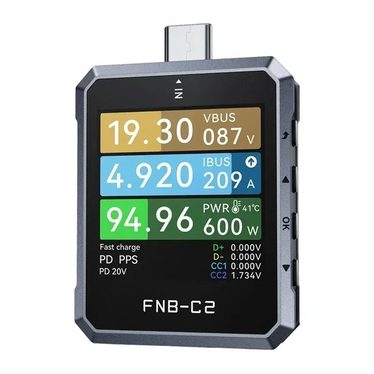 Tester napetosti Fnirsi FNB-C2, USB-C
