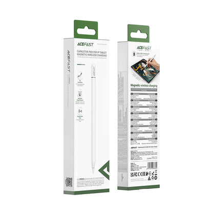 Touch Pen Acefast V3 za iPad, Aktivna različica, Bel