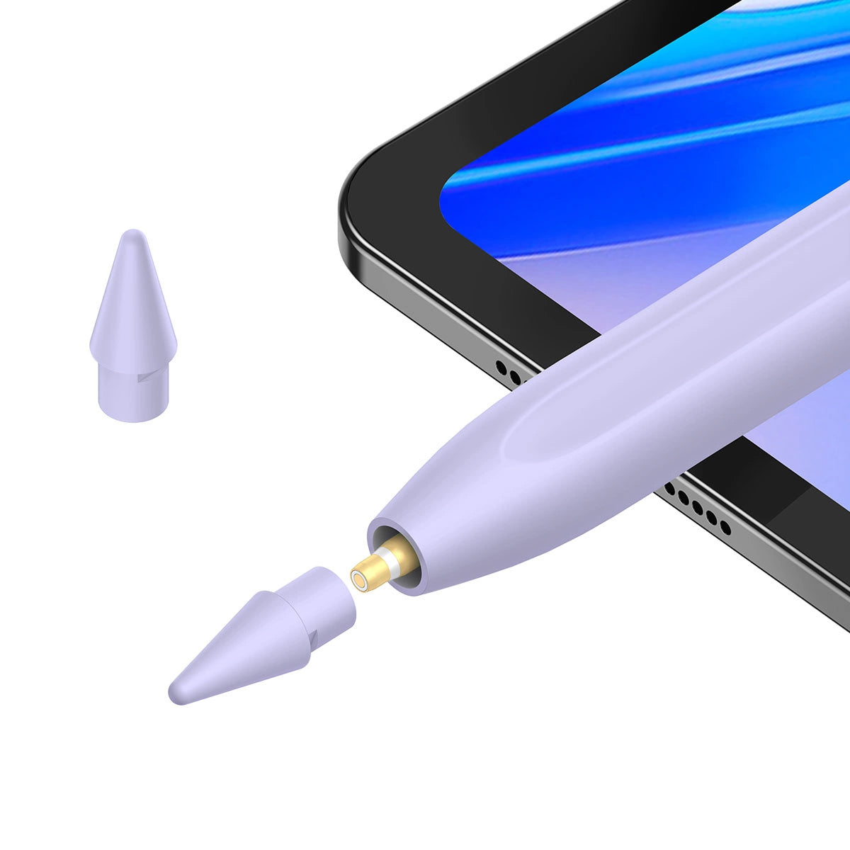 Touch Pen Baseus Smooth Writing 2 Series za Apple iPad, Aktivna brezžična različica, Vijolična SXBC060105