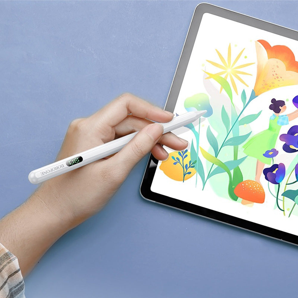 Touch Pen Borofone BG101 za Apple iPad Series, Aktivna različica, Bel