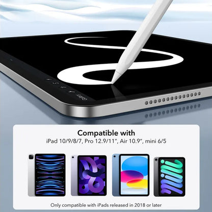 Touch Pen ESR za Apple iPad, Aktivna različica, Bela