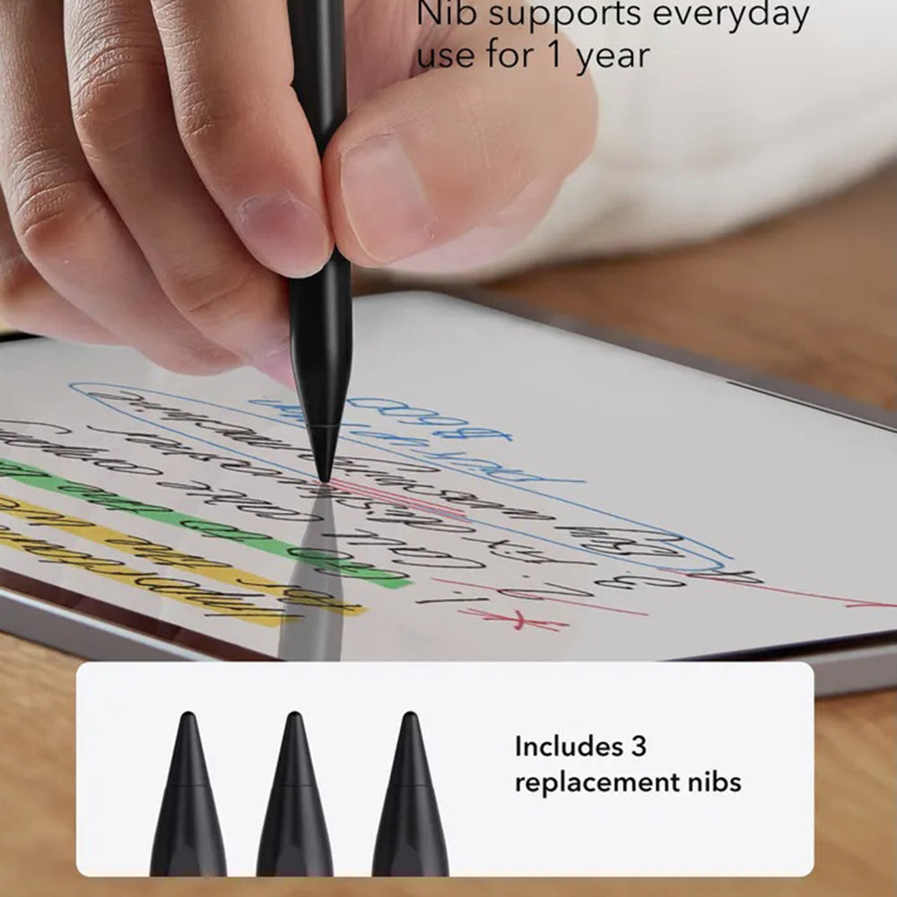 Touch Pen ESR za Apple iPad, Aktivna različica, Črna