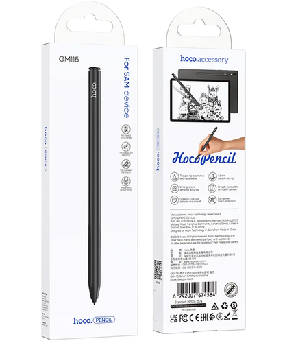 Touch Pen HOCO GM115, Črna