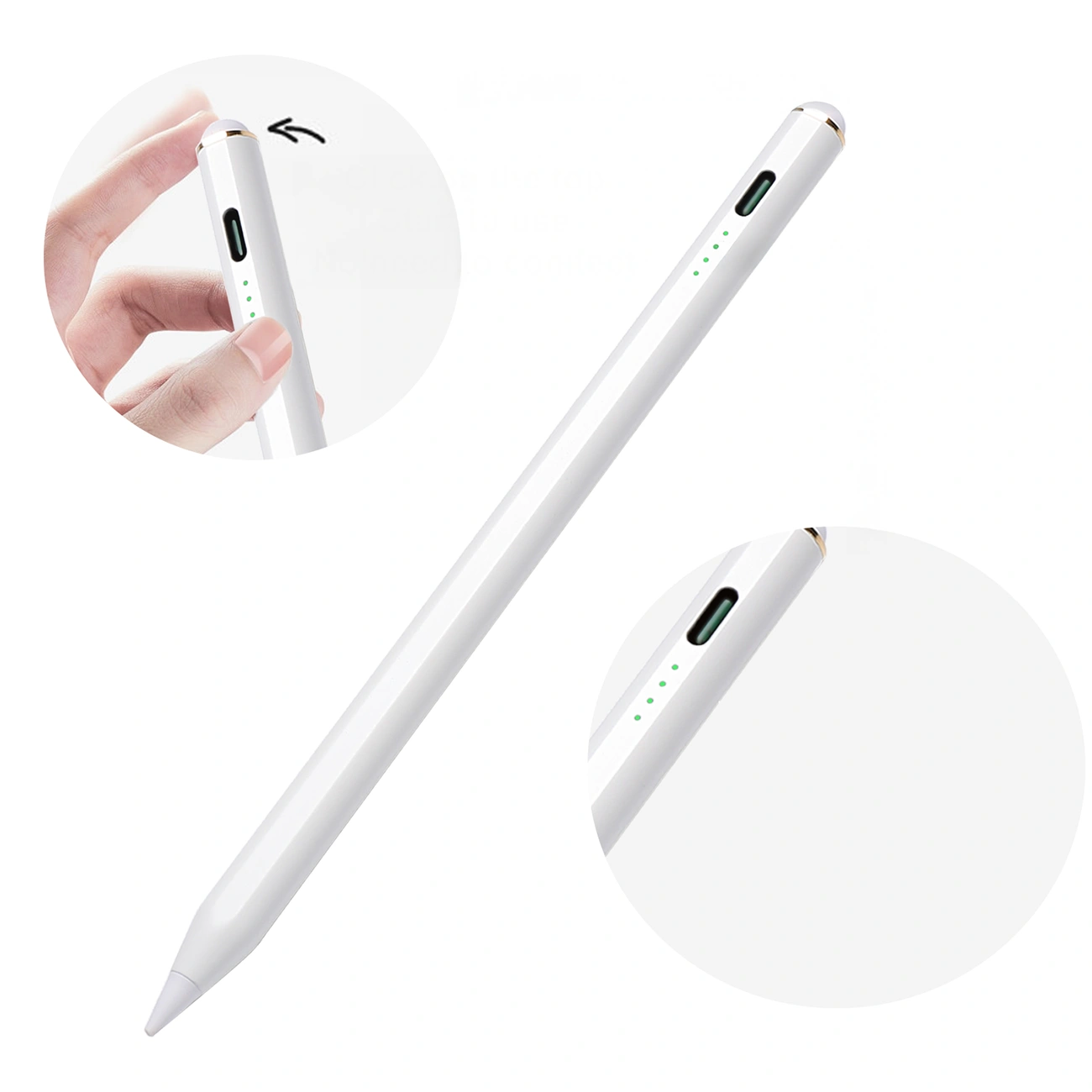 Svinčnik Joyroom JR-X9S za Apple iPad, Aktivna različica, Bela