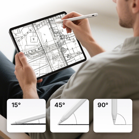 Svinčnik na dotik Metapen A8 za Apple iPad, Aktivna različica, bela ME-APP152