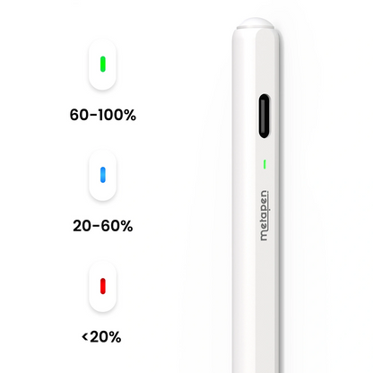 Touch Pen Metapen Air8 Pro for Apple iPad, Active Version, White ME-APP172