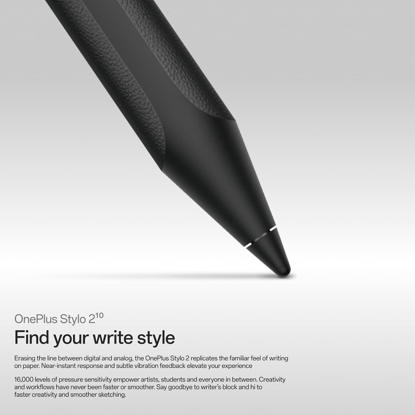 Touch Pen Stylo 2 za OnePlus Pad 3 / Pad 2 / Pad, Črn 5511100086