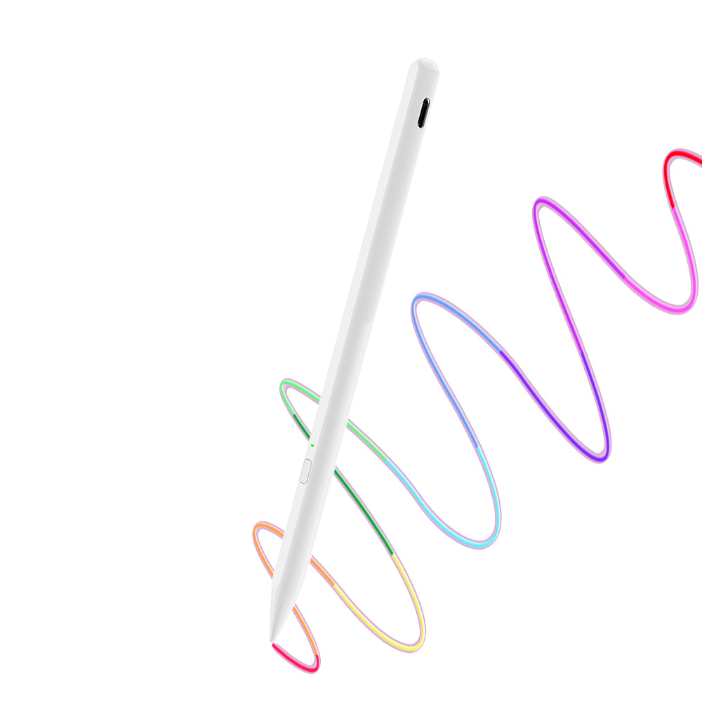 Touch Pen Techsuit AX10 za Apple iPad, Aktivna različica, Bel