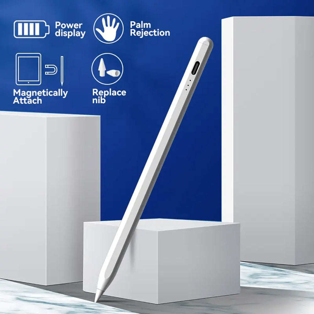 Touch Pen Techsuit JA04 za Apple iPad, Aktivna različica, Bela
