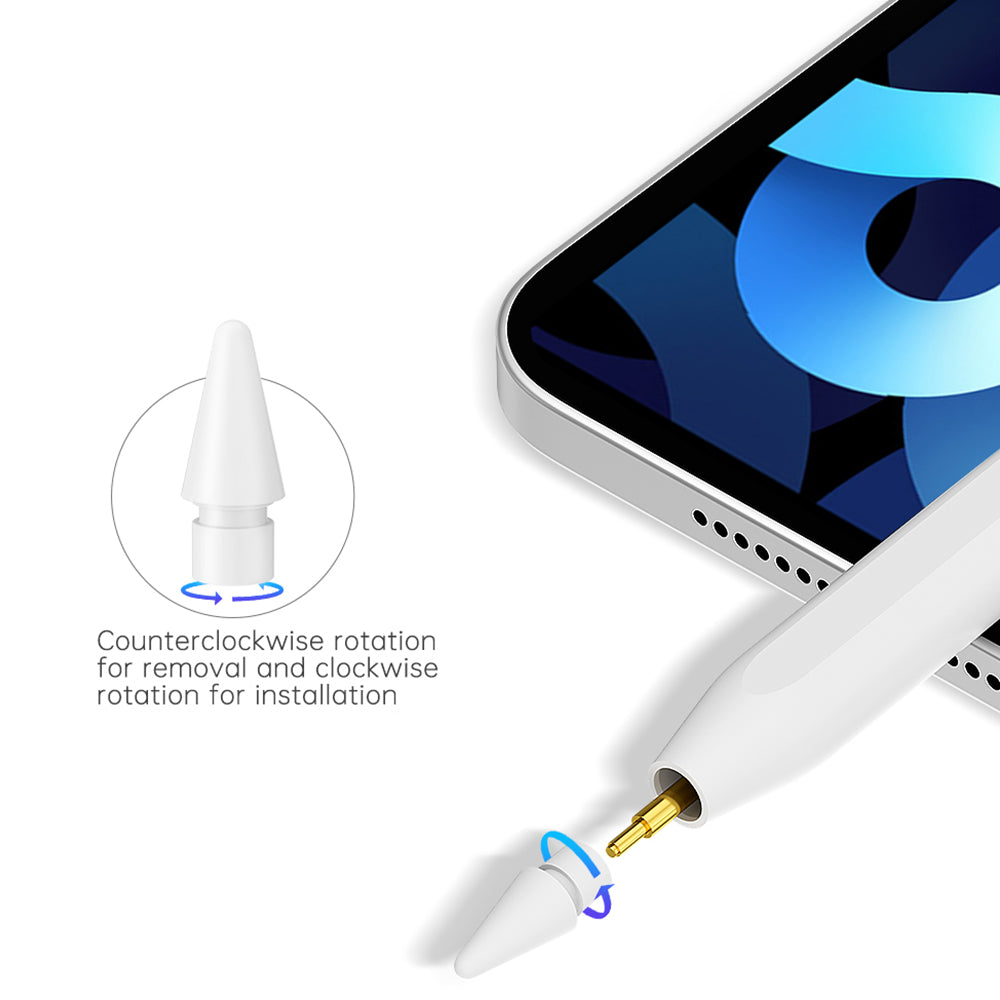 Touch Pen Techsuit V15 za Apple iPad, Aktivna različica, Bela