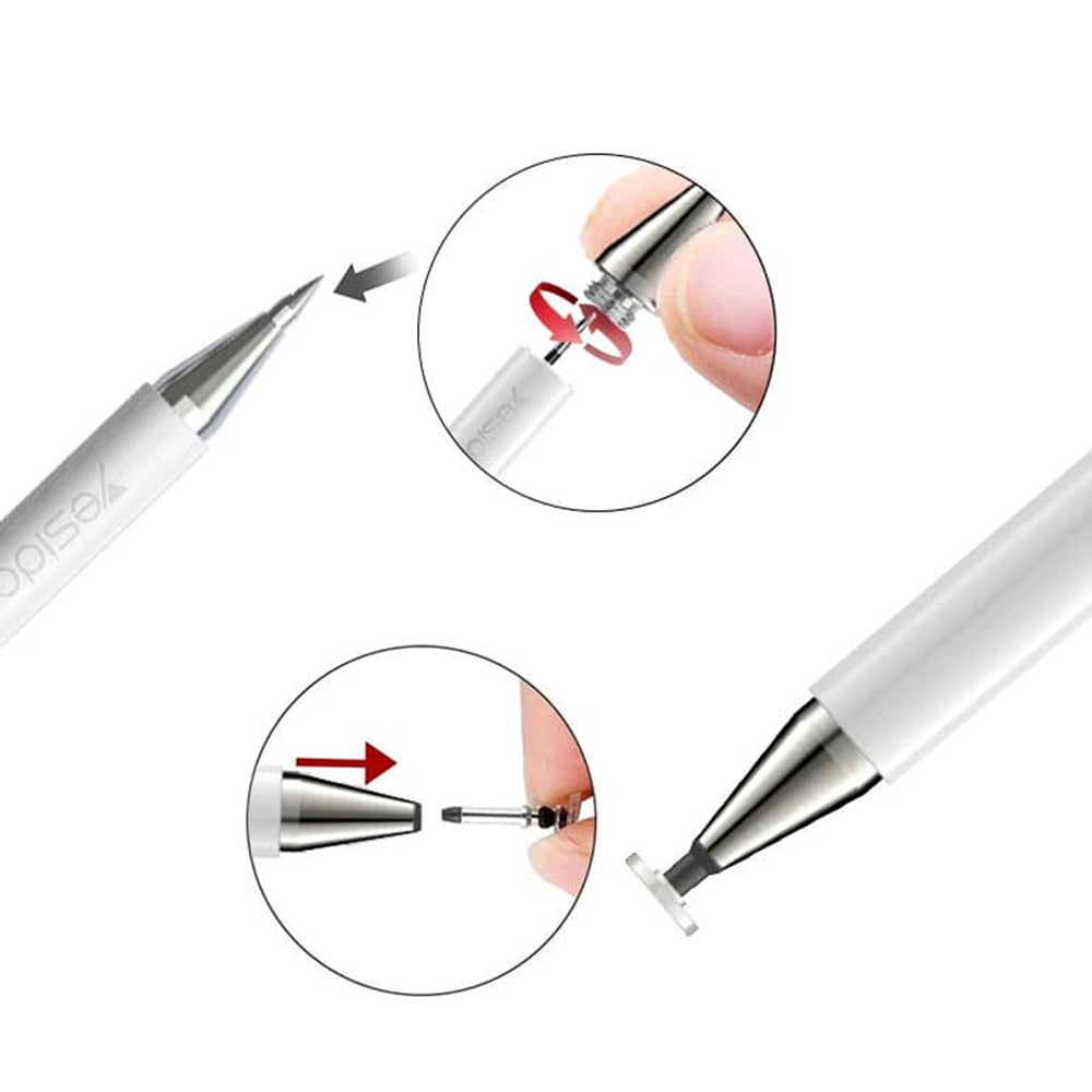 Touch Pen Yesido ST04, 2in1, Bel